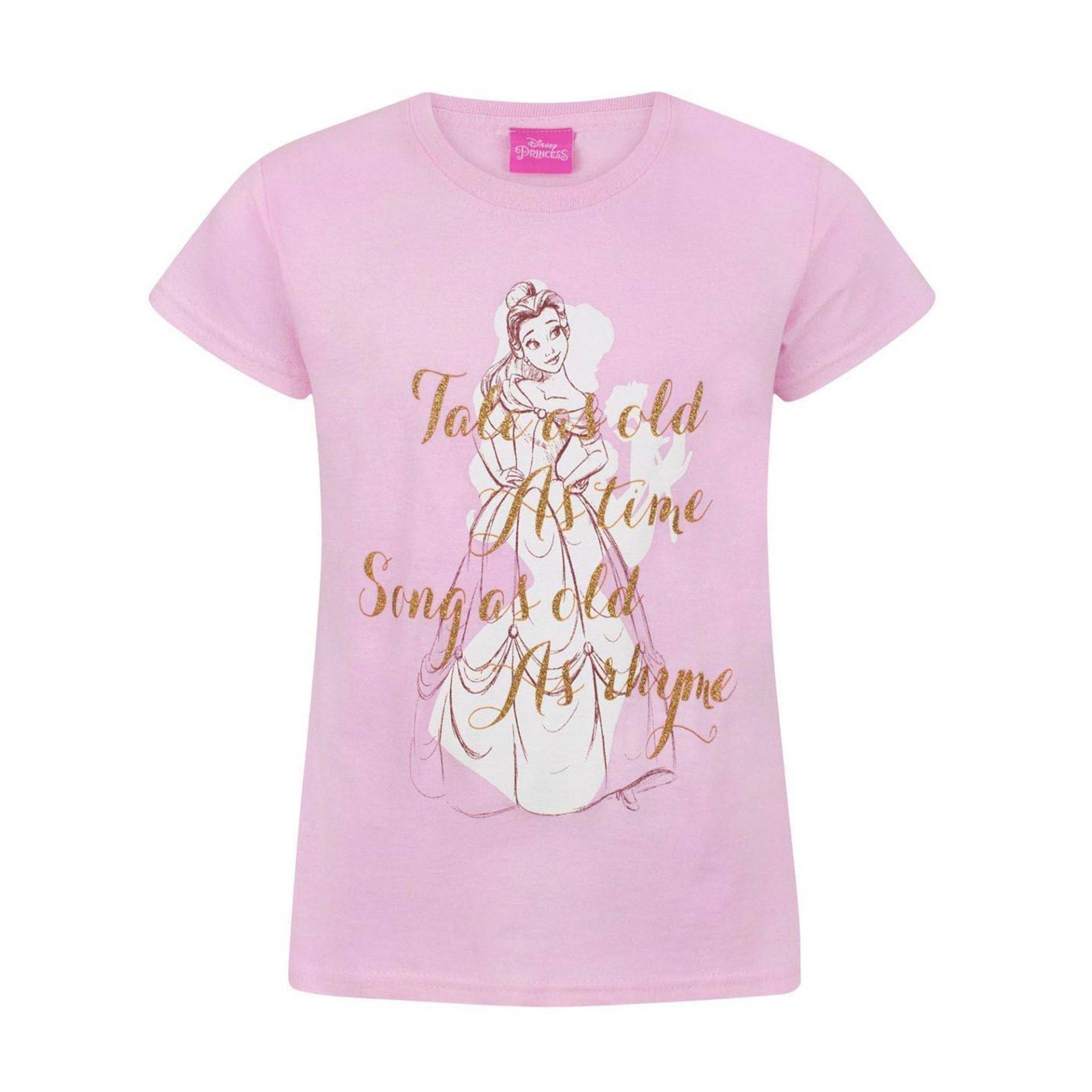 Beauty And The Beast - TShirt, 128, Pink von Beauty And The Beast