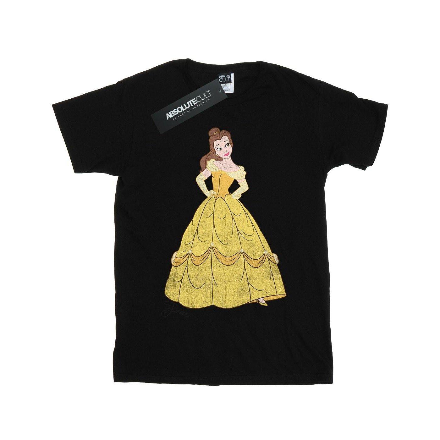 Tshirt Mädchen Schwarz 116 von Beauty And The Beast