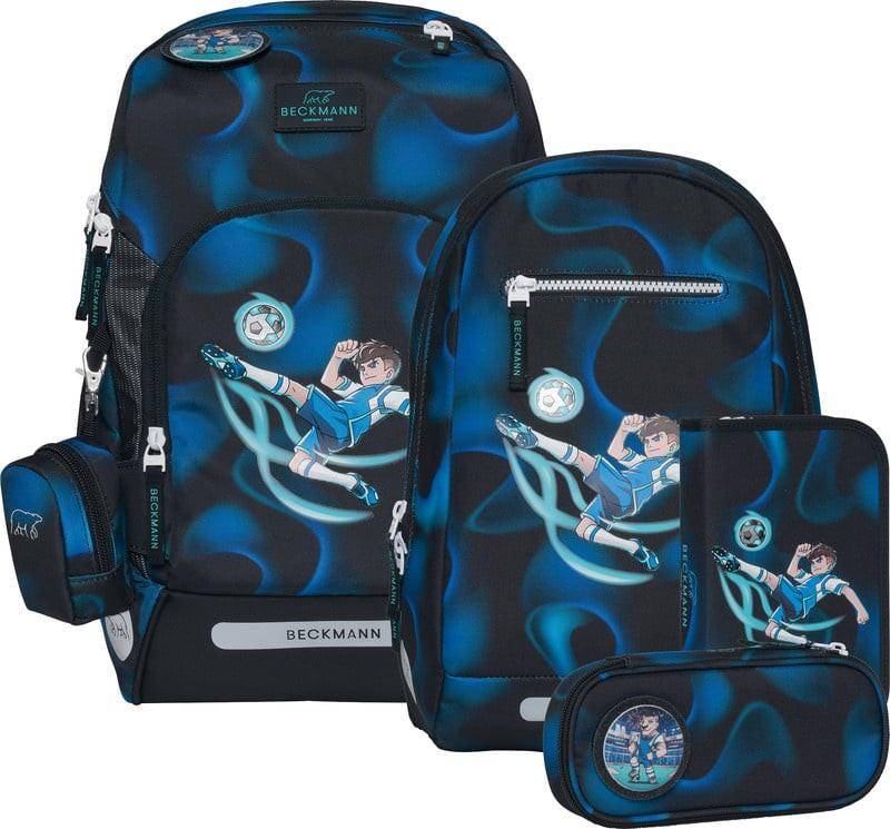 Schulrucksack Active Air Flx 6-teiliges Set Jungen Blau ONE SIZE von Beckmann