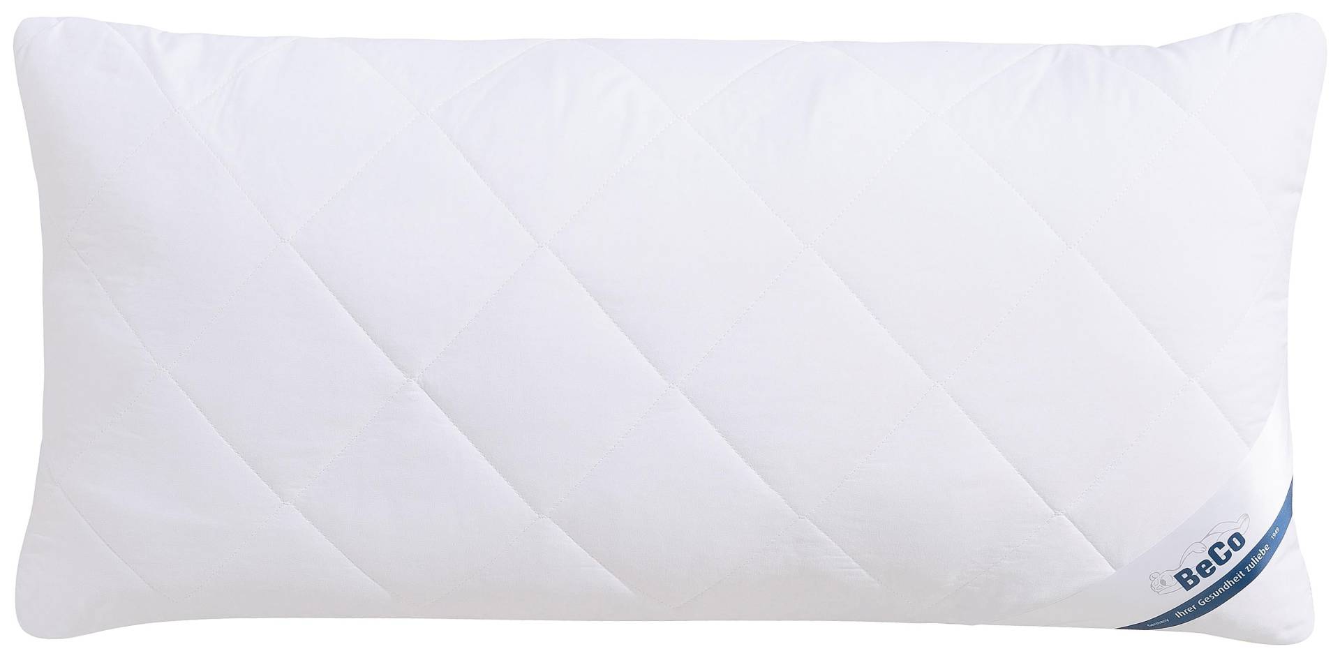 Beco Microfaserkissen »Medibett, Kopfkissen«, Füllung: Polyester, Bezug: Polyester oder Baumwolle, (1 St.), Kissen 40x80 cm, 80x80cm, Allergiker geeignet (Hausstauballergiker) von Beco