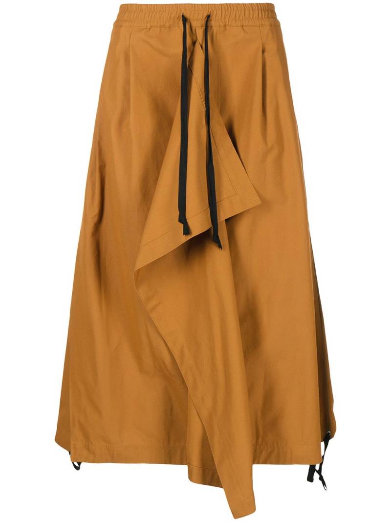 Bed J.W. Ford wide-leg flared trousers - Brown von Bed J.W. Ford