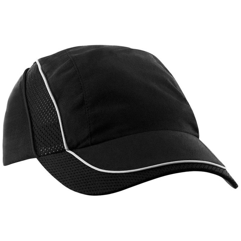 Baseballkappe Coolmax® Flow (2 Stückpackung) Damen Schwarz ONE SIZE von Beechfield