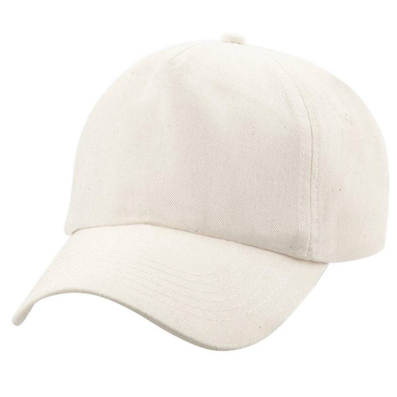 5 Panel Baseballkappe Original Damen Beige ONE SIZE von Beechfield