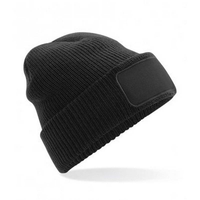 Erwachsene Thinsulate Printers Beanie Herren Schwarz ONE SIZE von Beechfield