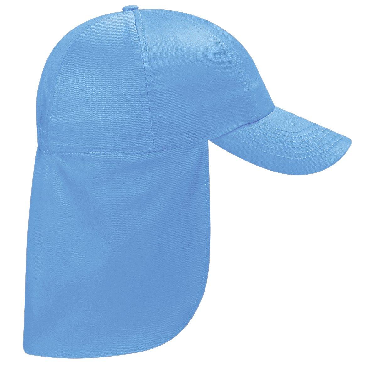 Legionärskappe Junior Jungen Himmelblau ONE SIZE von Beechfield