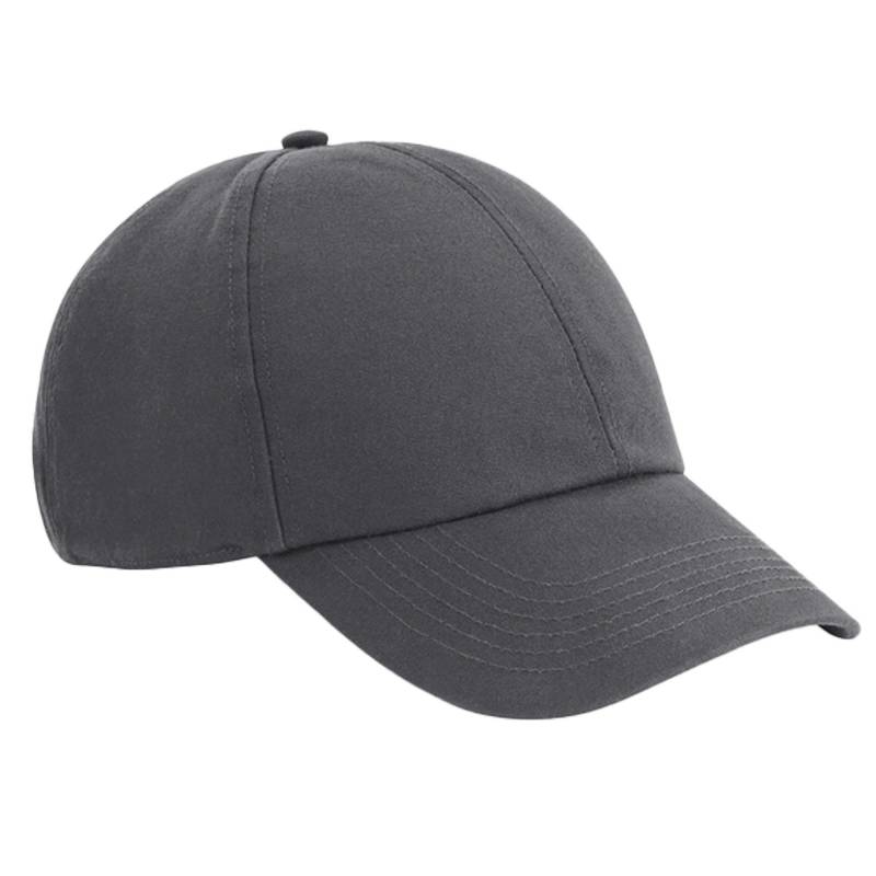 Beechfield - Bio 6Panel Kappe, für Herren, Grau, One Size von Beechfield