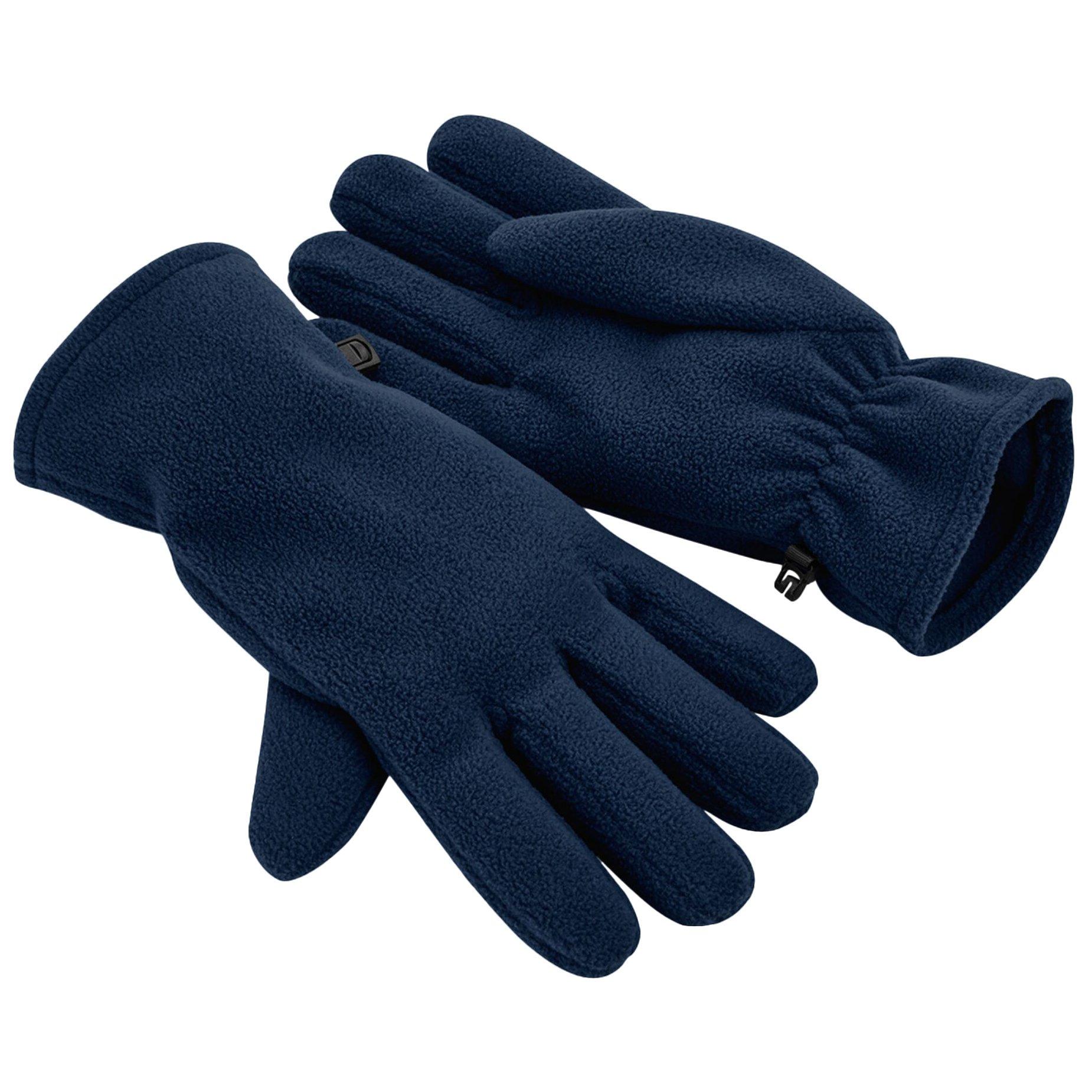 Handschuhe, Fleece Recyceltes Material Damen Marine S/M von Beechfield