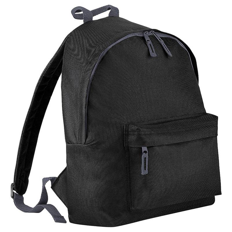 Junior Rucksack (2 Stückpackung) Mädchen Schwarz ONE SIZE von Beechfield