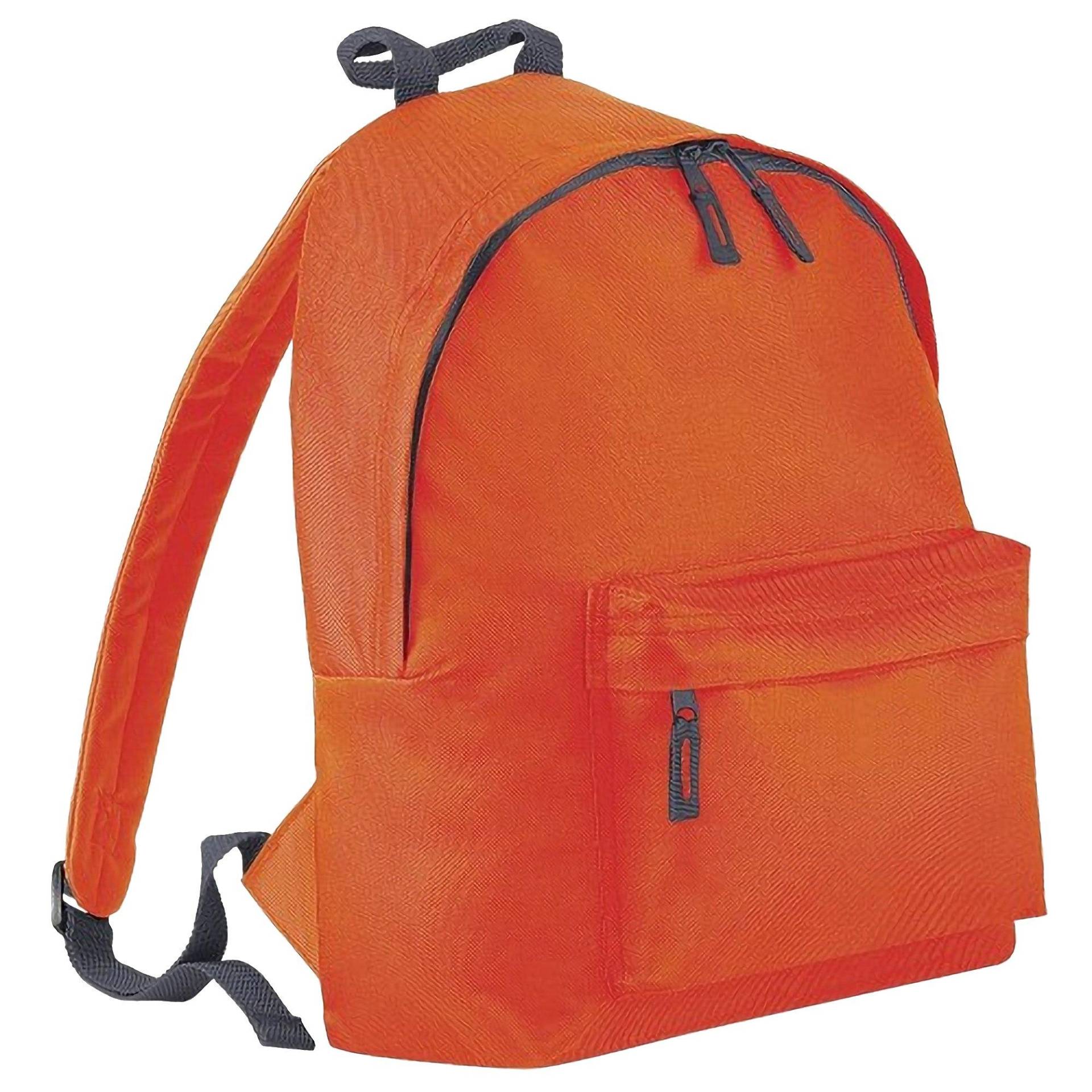 Junior Rucksack (2 Stückpackung) Unisex Orange ONE SIZE von Beechfield