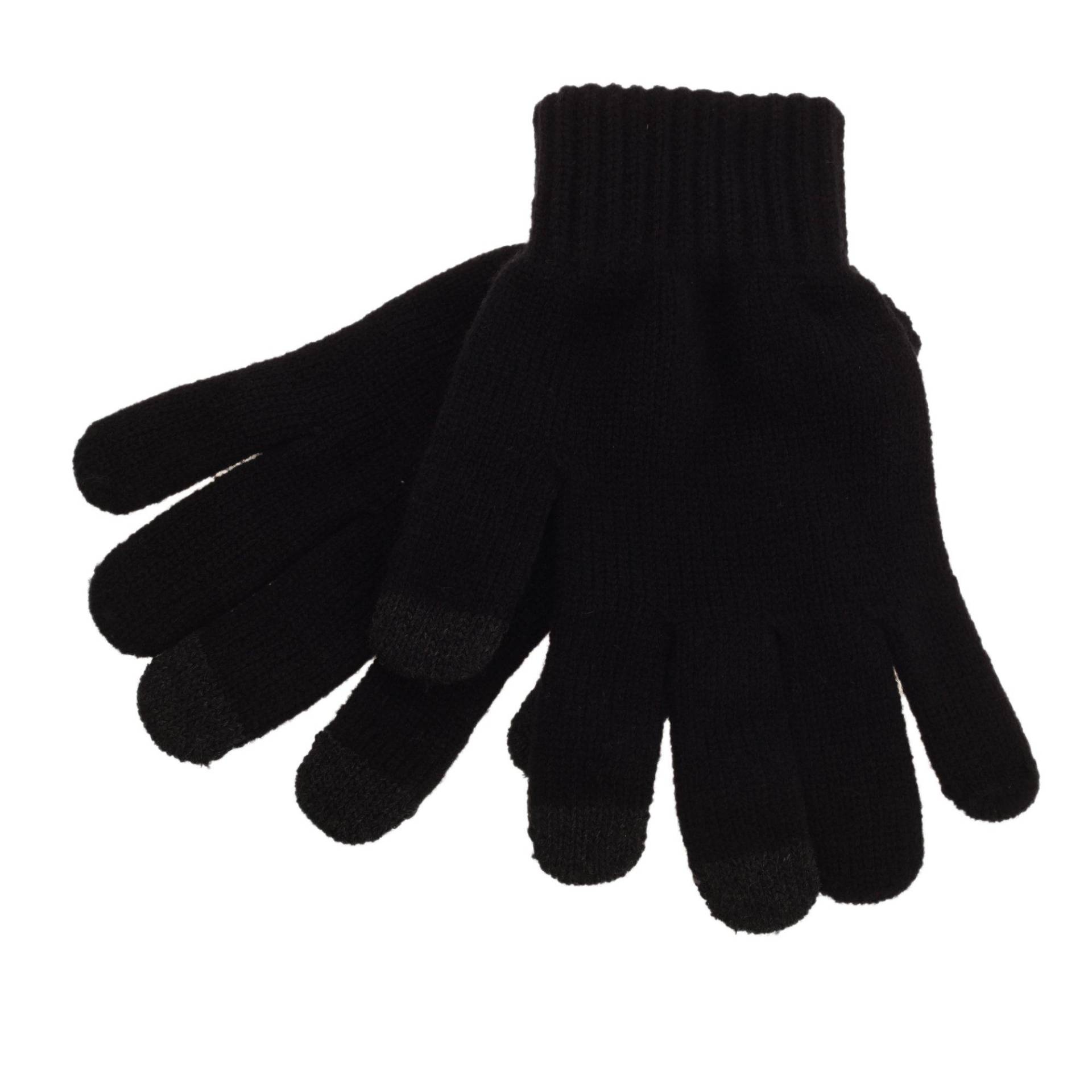 Winter Handschuhe Touchscreen & Smartphone Damen Schwarz L/XL von Beechfield