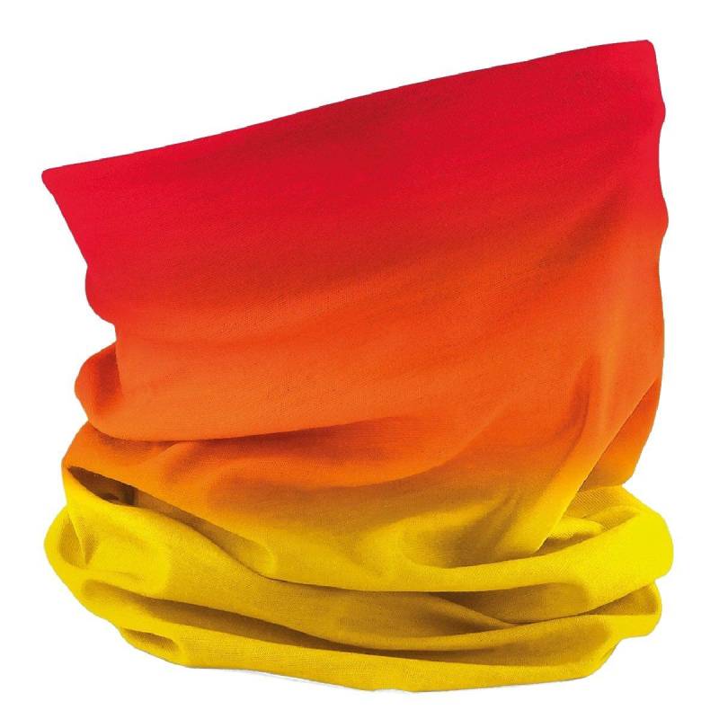 Beechfield - Schlauchschal mit Farbverlauf, Erwachsene, für Herren, Rot Bunt, One Size von Beechfield