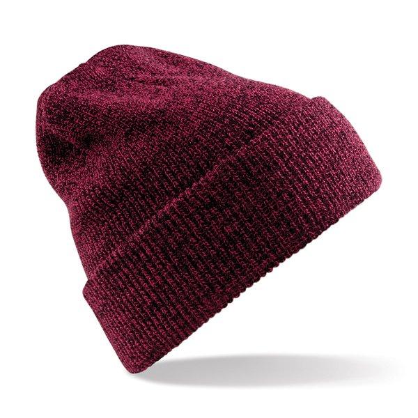 Strickmütze Beanie Damen Weinrot ONE SIZE von Beechfield