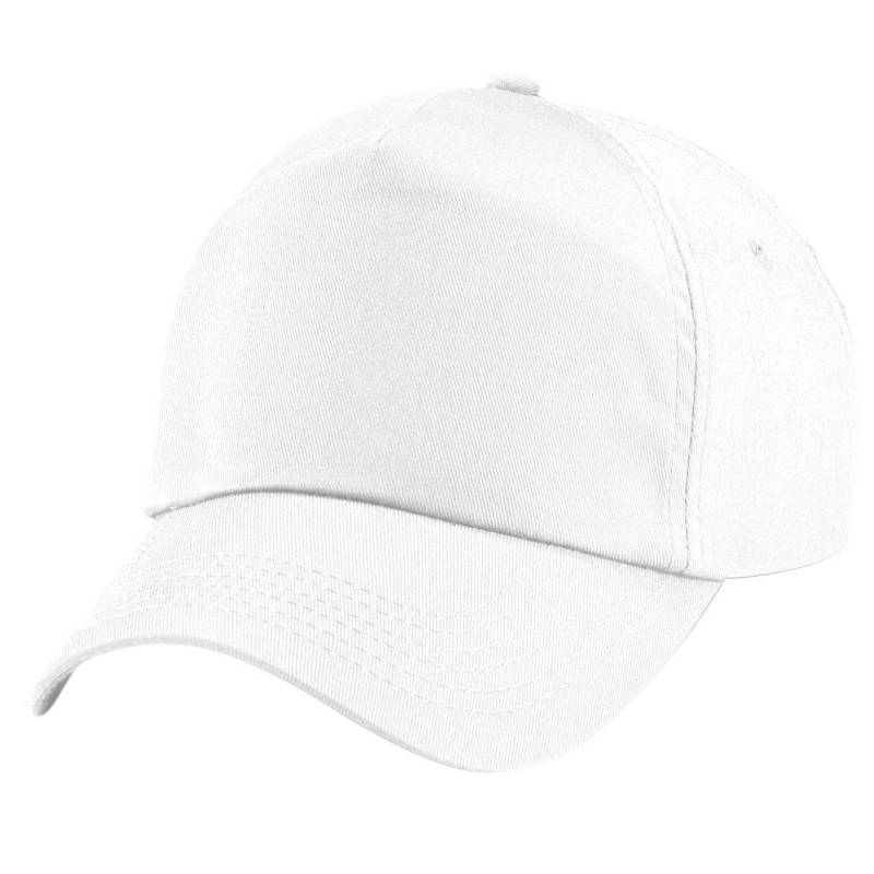 5 Panel Baseballkappe Original Damen Weiss ONE SIZE von Beechfield