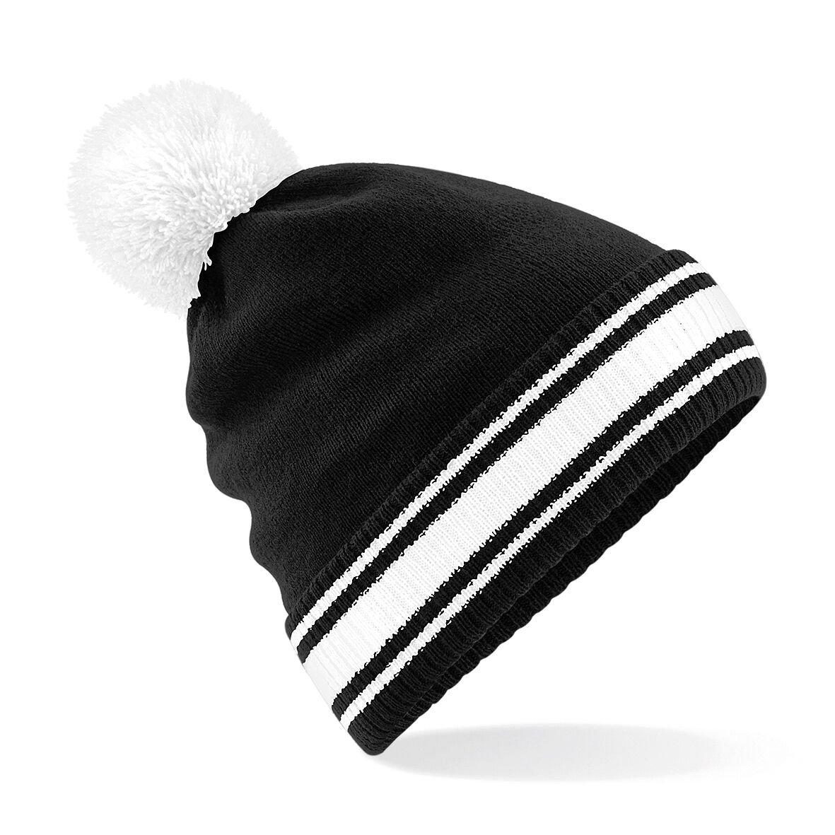 Stadion Beanie Herren Schwarz ONE SIZE von Beechfield