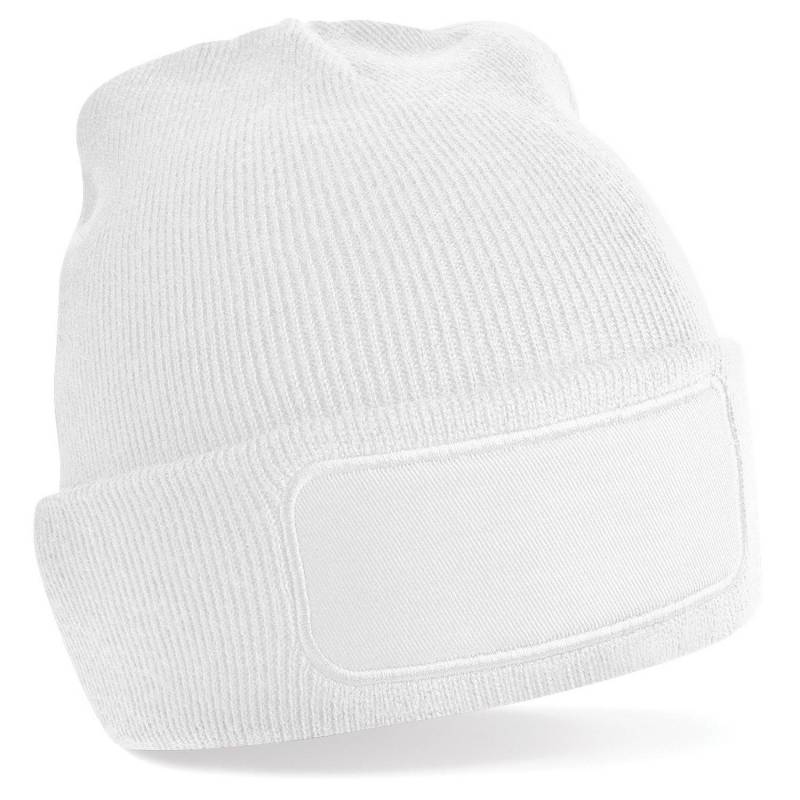 Wintermütze Beanie Mütze Herren Weiss ONE SIZE von Beechfield