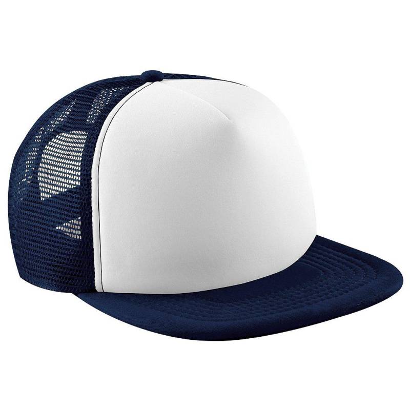 Beechfield - Junior Baseball Kappe Vintage mit Netz, für Herren, Marine, One Size von Beechfield