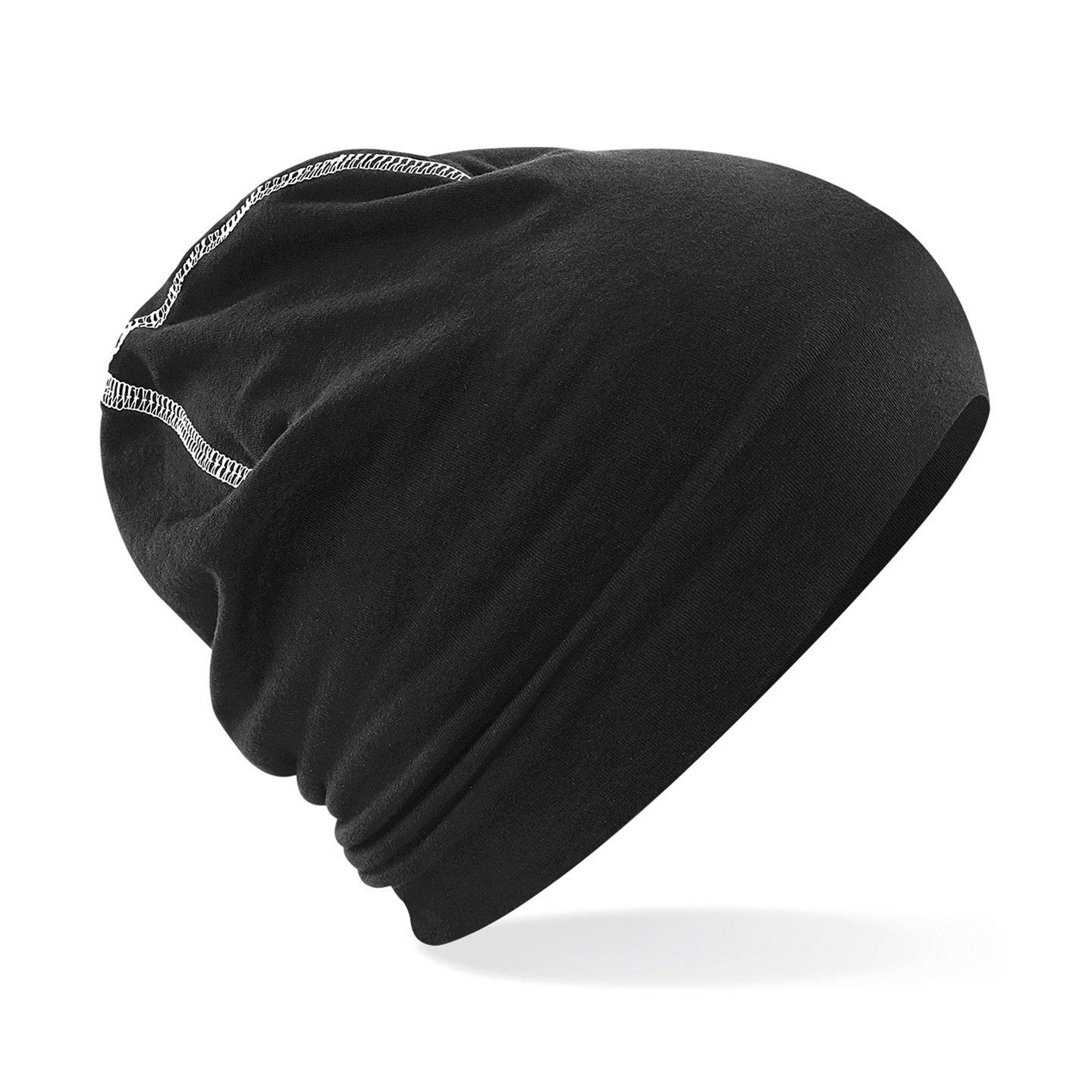 Baumwollbeanie Hemsedal Damen Schwarz ONE SIZE von Beechfield