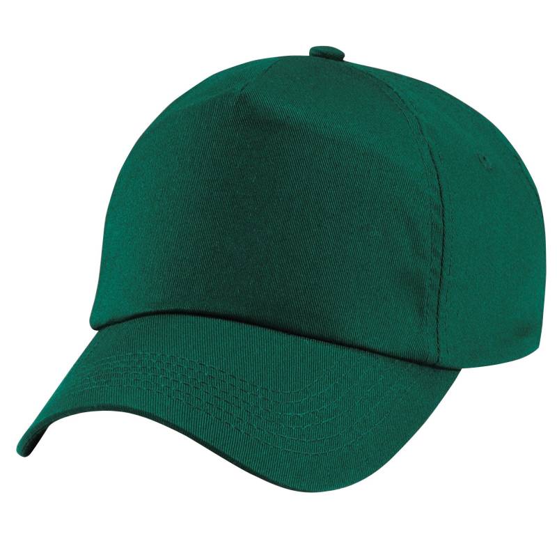 Beechfield - Plain Junior Original 5-Panel Baseball Cap, One Size, Grün von Beechfield