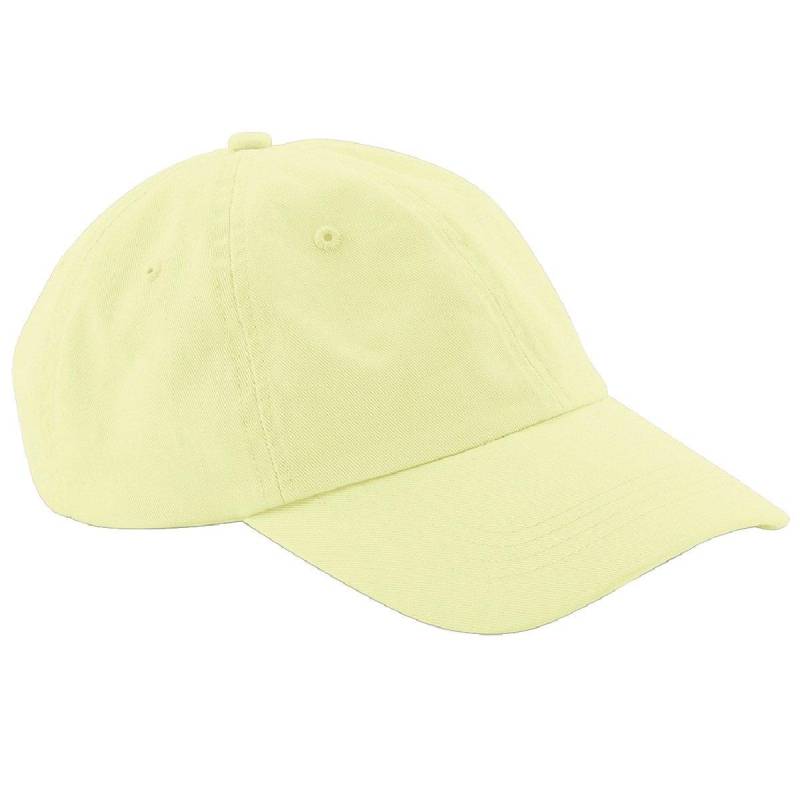 6 Panel Dad Kappe Damen Creme ONE SIZE von Beechfield