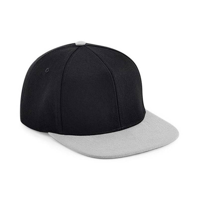 Beechfield - 6 Panel Snapback Baseballkappe, für Damen, Schwarz, One Size von Beechfield