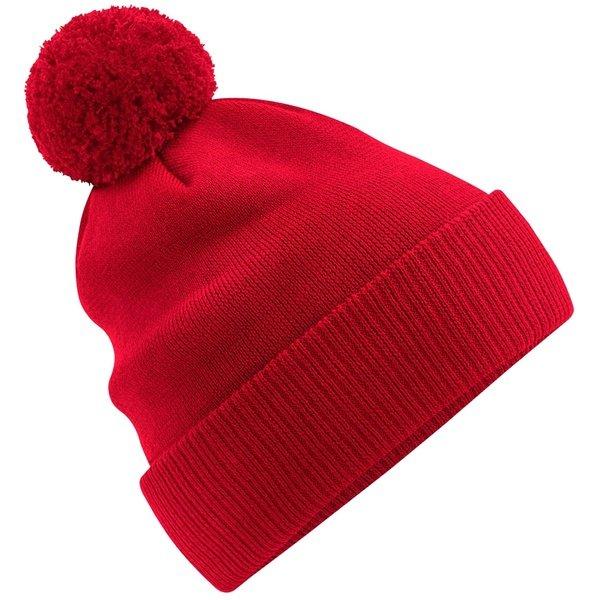 Beechfield - Snowstar Mütze, für Damen, Rot Bunt, One Size von Beechfield