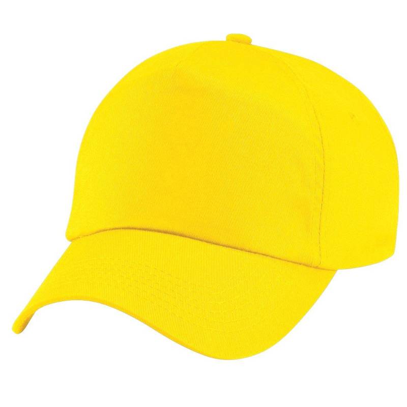 Beechfield - 5 Panel Baseballkappe Original, für Damen, Gelb, One Size von Beechfield