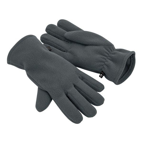 Handschuhe, Fleece Recyceltes Material Damen Grau S/M von Beechfield