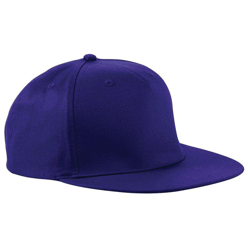 Retro Rapper Baseballkappe (2 Stückpackung) Damen Lila ONE SIZE von Beechfield