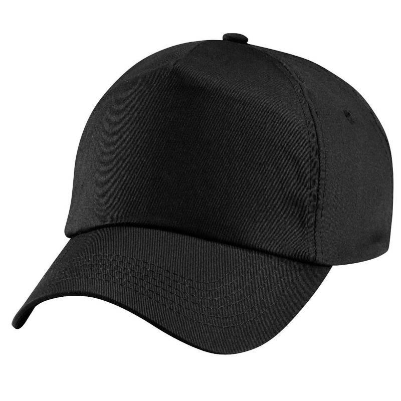 5 Panel Baseballkappe Original Damen Schwarz ONE SIZE von Beechfield