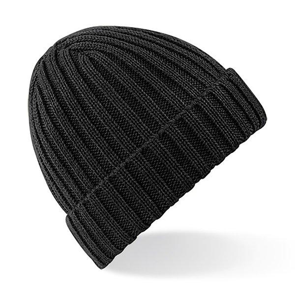 Winter Beanie Strickmütze Damen Schwarz ONE SIZE von Beechfield