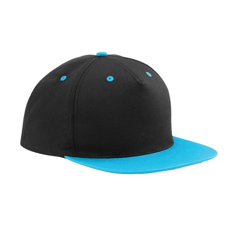 Snapback Mütze 5 Segmente Damen Schwarz ONE SIZE von Beechfield