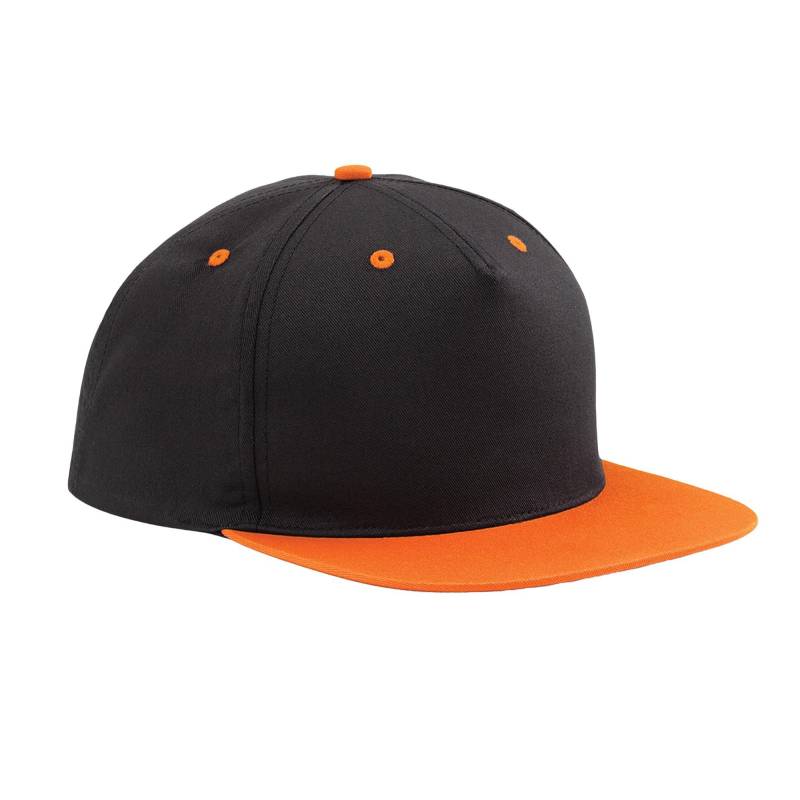 Snapback Mütze 5 Segmente Damen Schwarz ONE SIZE von Beechfield