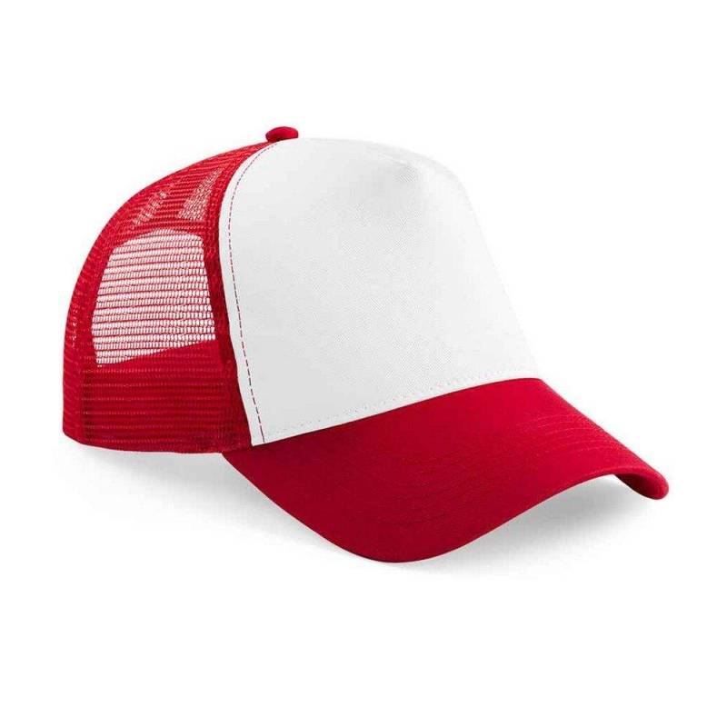 Trucker Cap Mädchen Rot Bunt ONE SIZE von Beechfield