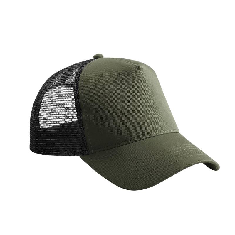 Trucker Cap Snapback Damen Olivegrün ONE SIZE von Beechfield