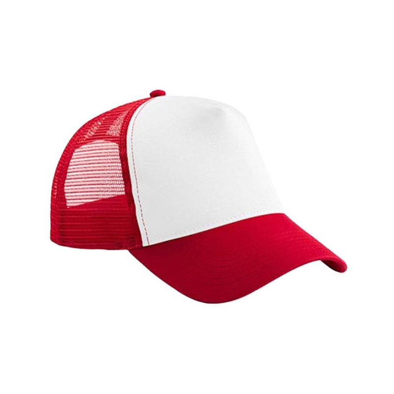 Trucker Cap Snapback Mädchen Rot Bunt ONE SIZE von Beechfield