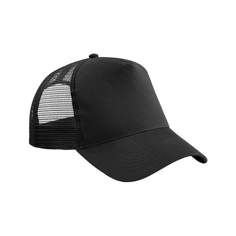 Trucker Cap Snapback Mädchen Schwarz ONE SIZE von Beechfield