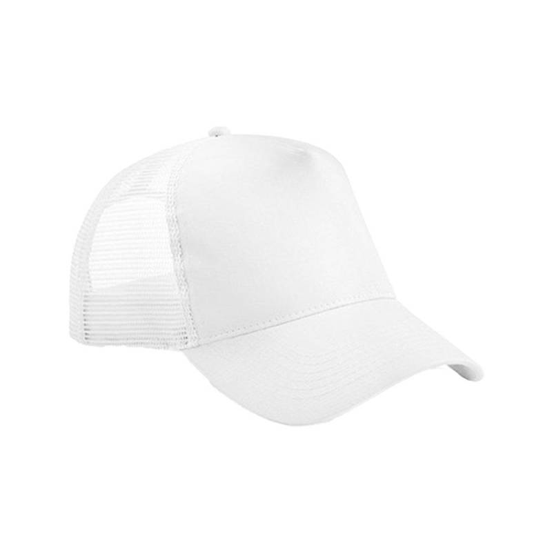 Trucker Cap Snapback Mädchen Weiss ONE SIZE von Beechfield