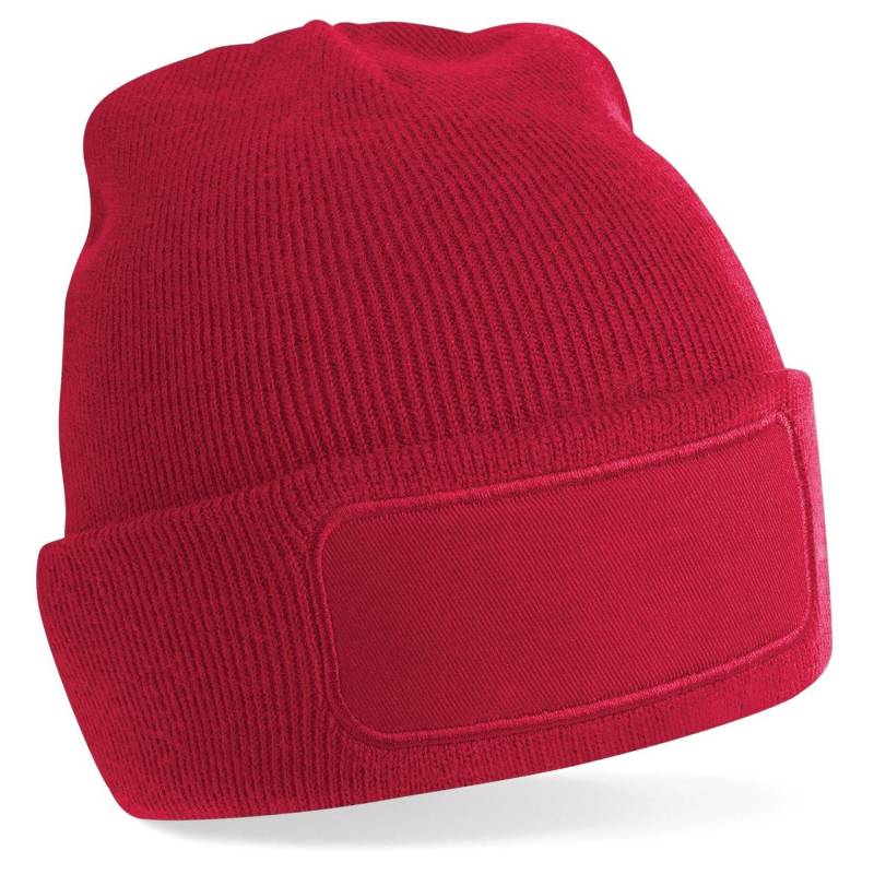 Wintermütze Beanie Mütze Herren Rot Bunt ONE SIZE von Beechfield