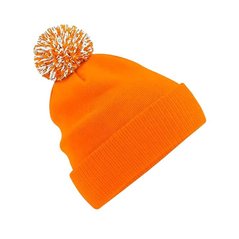 Wintermütze Duo Extreme Snowstar Mädchen Orange ONE SIZE von Beechfield