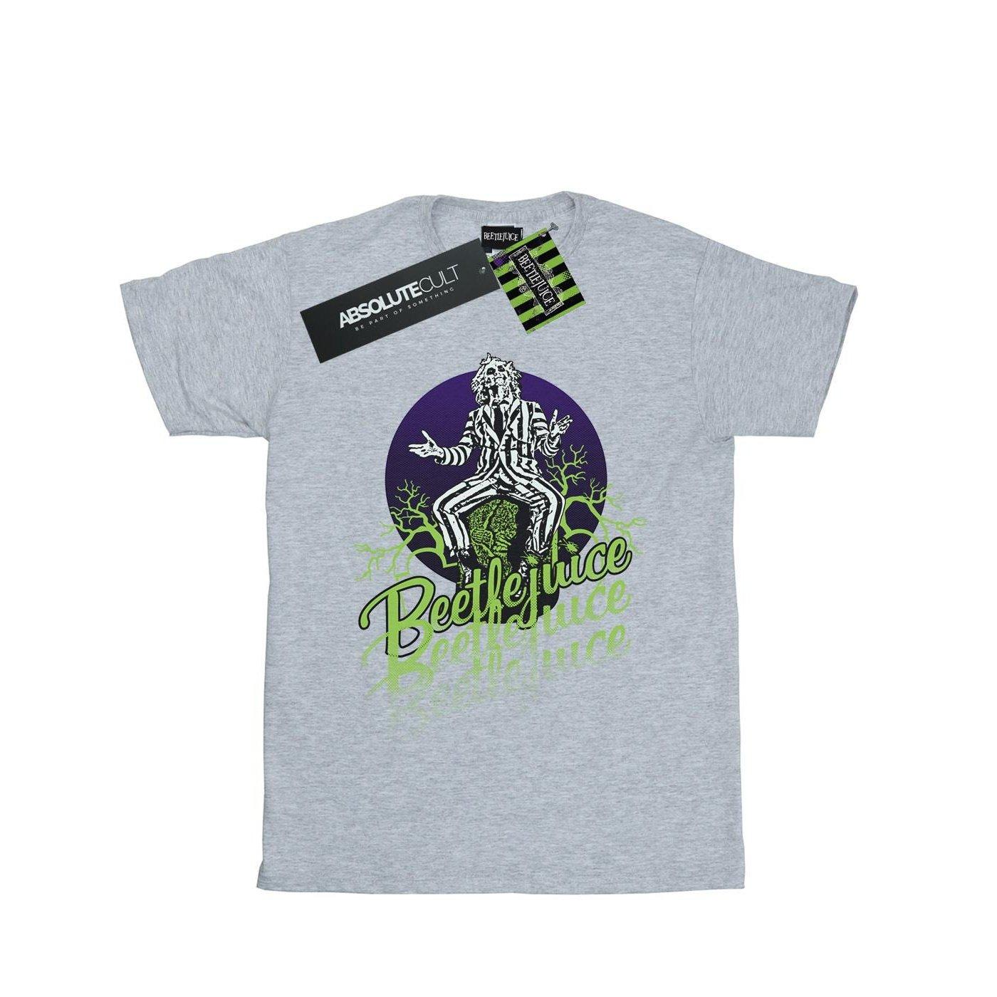 Faded Pose Tshirt Damen Grau 3XL von Beetlejuice