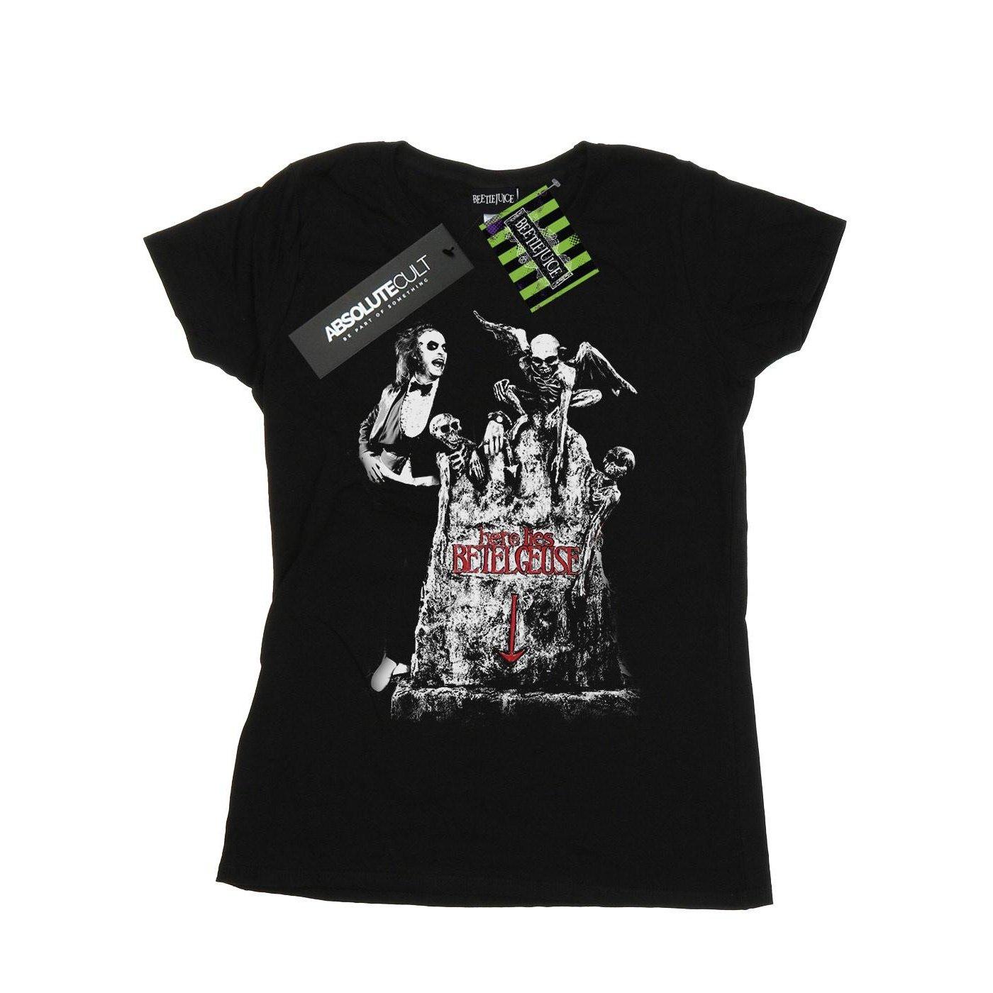 Graveyard Pose Tshirt Damen Schwarz XXL von Beetlejuice