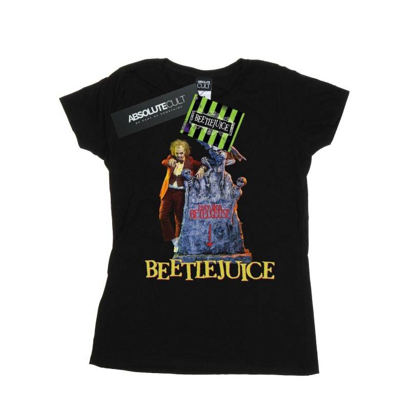 Beetlejuice - Here Lies TShirt, für Damen, Schwarz, Größe M von Beetlejuice