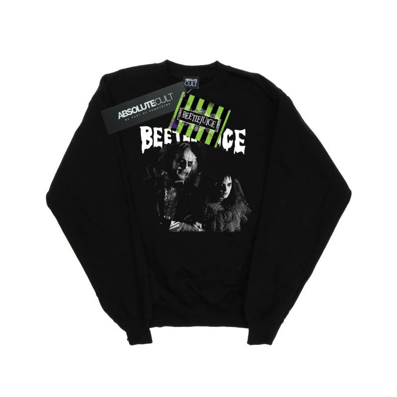 Monochrome Pair Sweatshirt Herren Schwarz 3XL von Beetlejuice