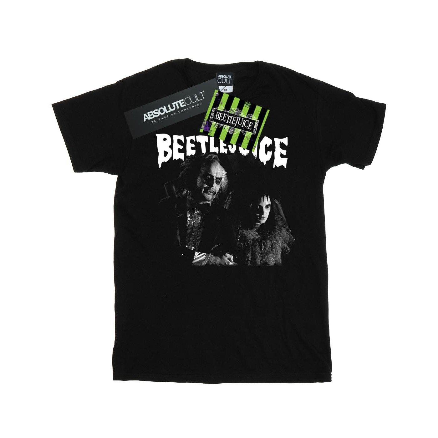 Monochrome Pair Tshirt Herren Schwarz 3XL von Beetlejuice