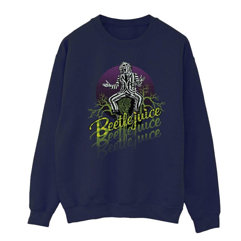 Beetlejuice - Sweatshirt, für Herren, Marine, Größe 4XL von Beetlejuice