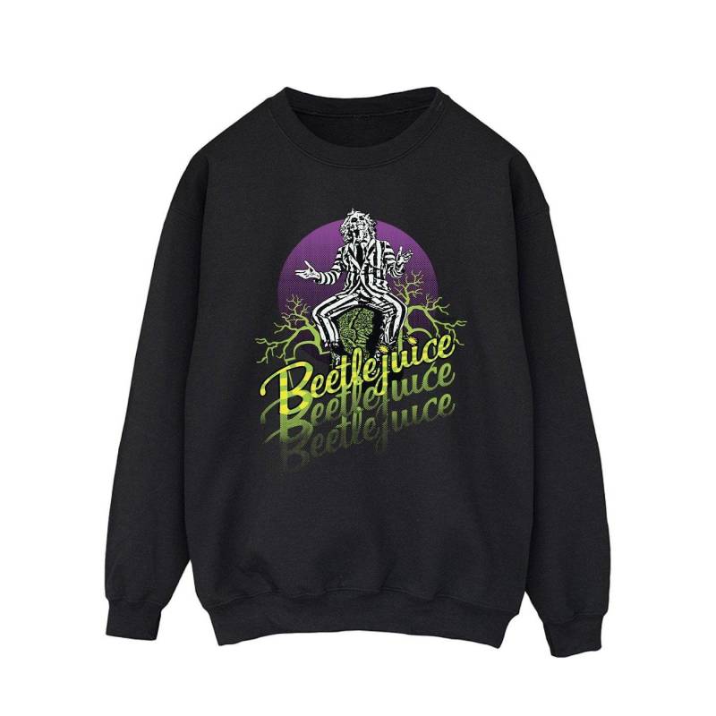 Purple Circle Sweatshirt Herren Schwarz 3XL von Beetlejuice