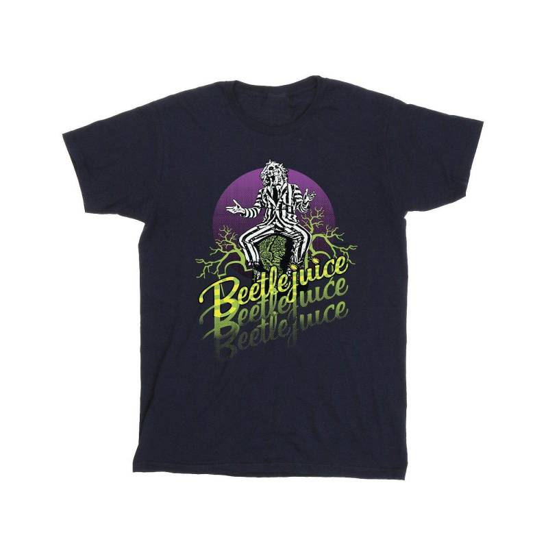 Purple Circle Tshirt Herren Marine XL von Beetlejuice