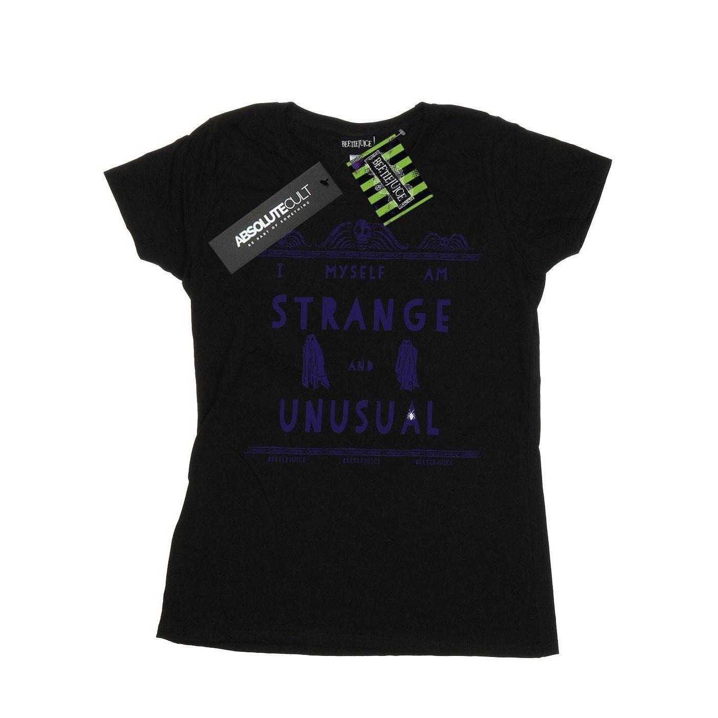 Strange And Unusual Tshirt Damen Schwarz XL von Beetlejuice