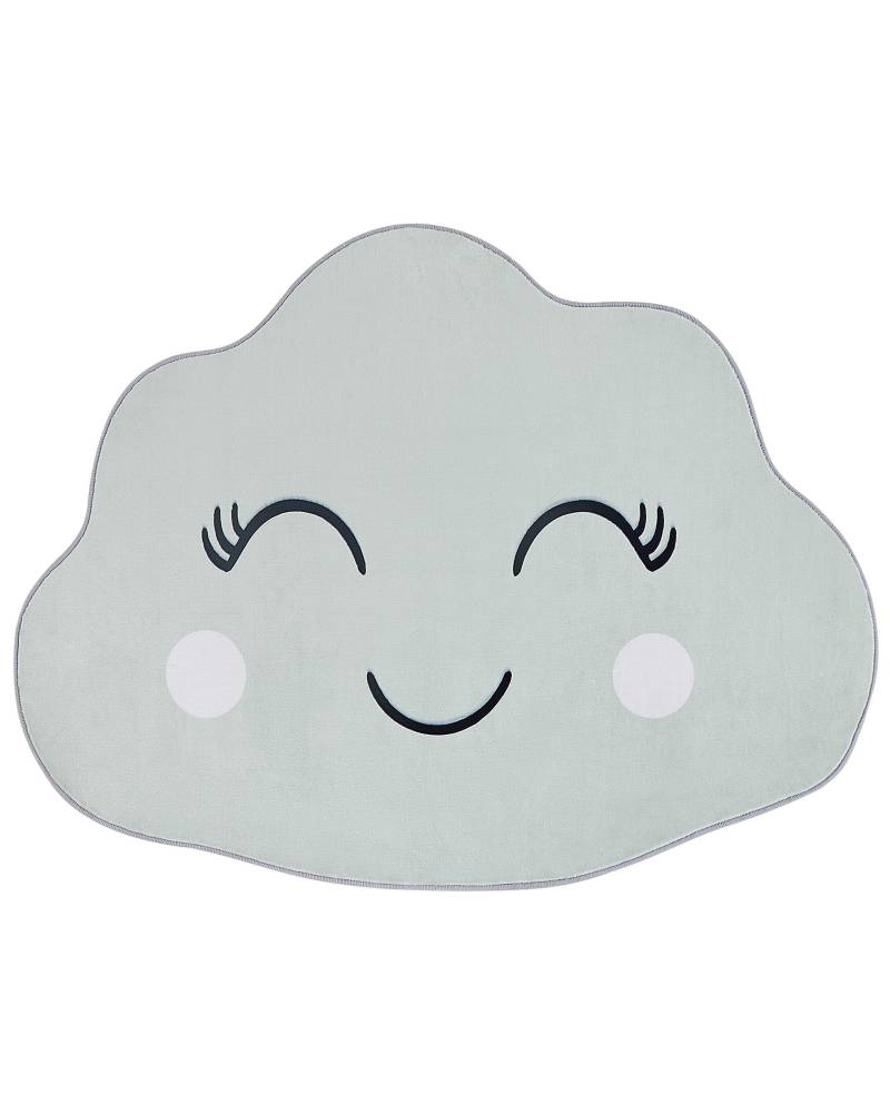 Teppich Aus Polyester Modern Cumulus Unisex Mint 90cm von Beliani