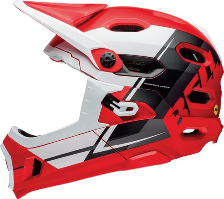 Bell Super DH Velohelm rot von Bell